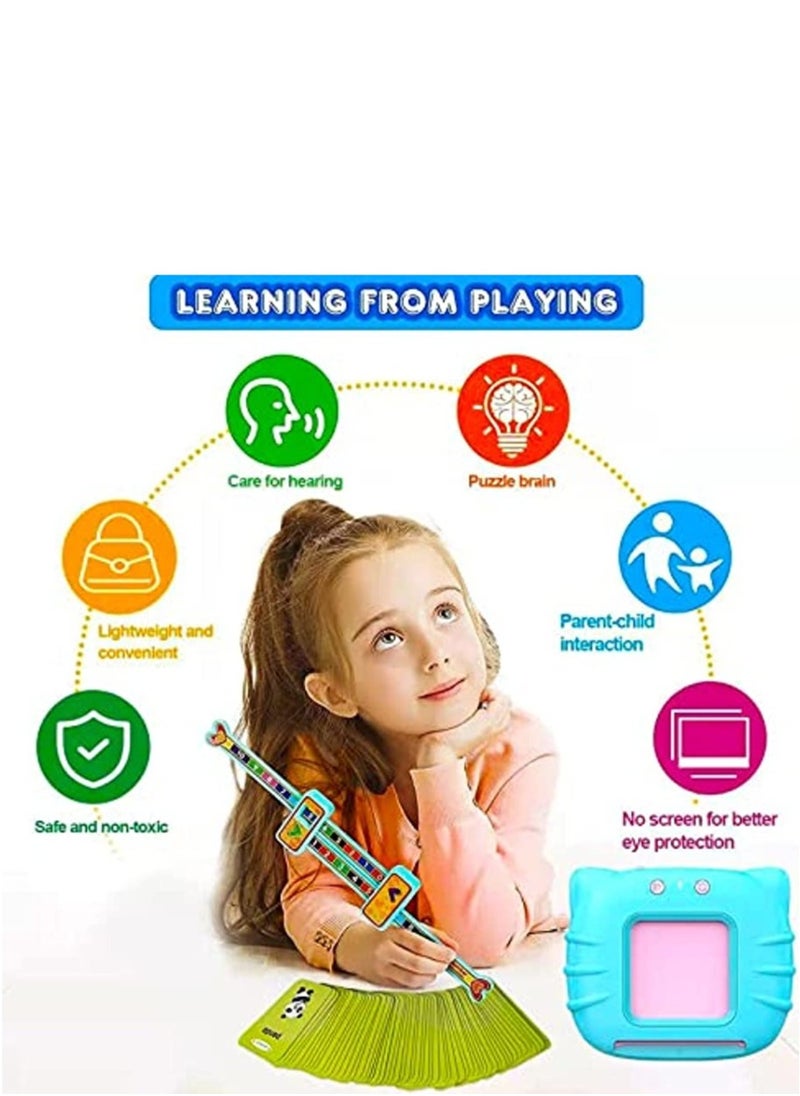 LIXADA - Educational Toys For Toddlers Talking Flash Cards Educational Toys,Languages: English and Arabic - Image 1