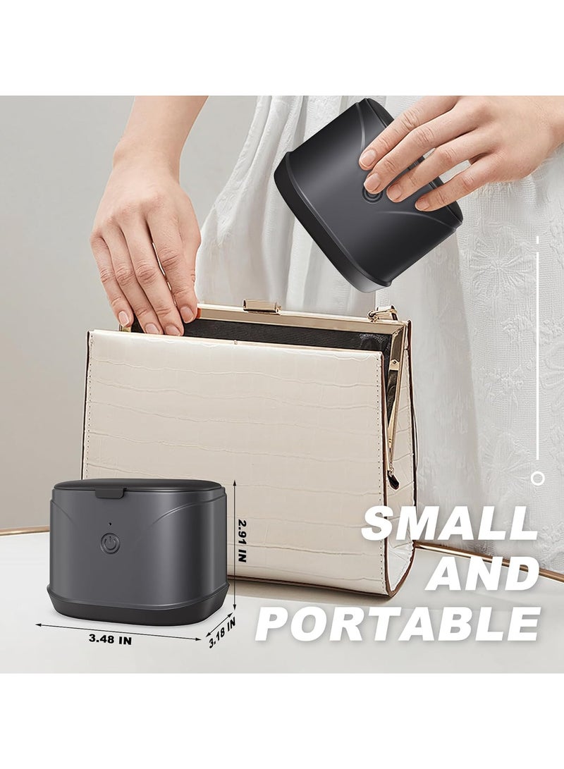 Ultrasonic Jewelry Cleaner Jewellry Cleaner Machine 220ml 46KHz Professional Sonic Cleaner with One-Touch Operation Sonic Cleaner for Rings Glasses Jewelry Dentures - Image 5