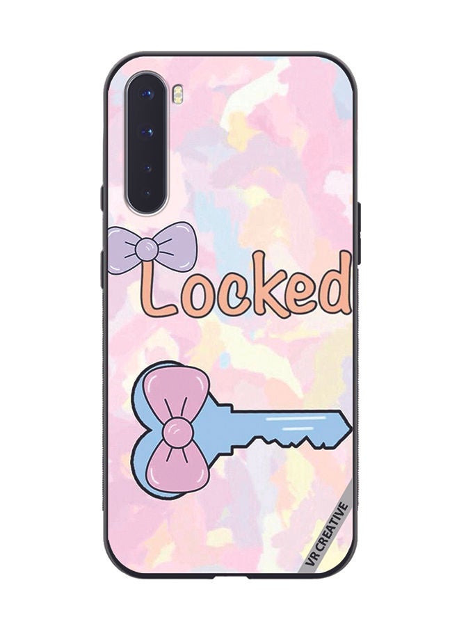 VR CREATIVE Protective Case Cover For OnePlus Nord Locked Design Multicolour - Image 1