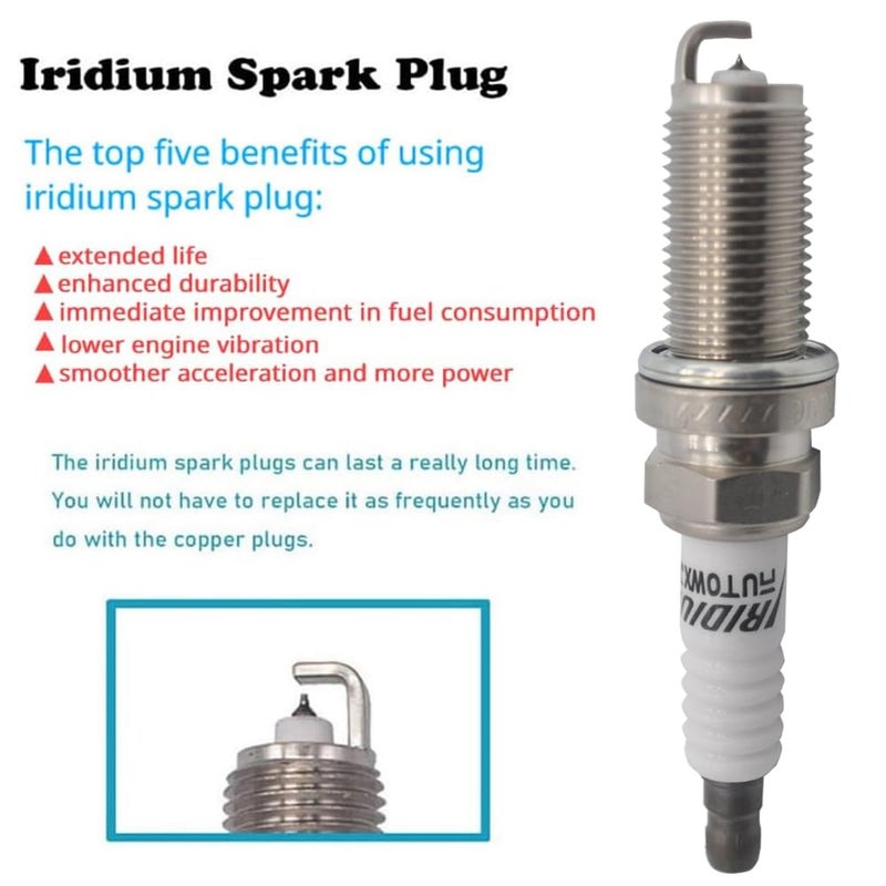 Autowxjq Iridium Spark Plug 16pcs Replace Chrysler Dodge Jeep Ram 4.7L 5.7L 6.4L V8 - Image 5