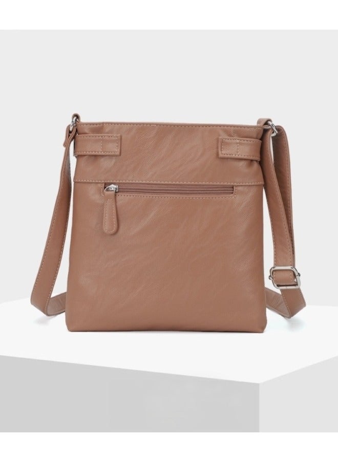 REOCLE Women's Shoulder Bag Soft PU Leather Purses with Multi Pockets Crossbody Bag Pocketbooks for Daily Use & Travel  - Image 3