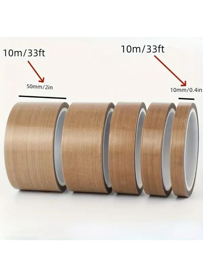 1 Pc 10mm Teflon Tape Low Friction High Temperature Resistant Surface Protection - Image 5