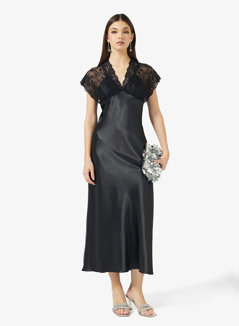 ELLA Night Dress With Lace