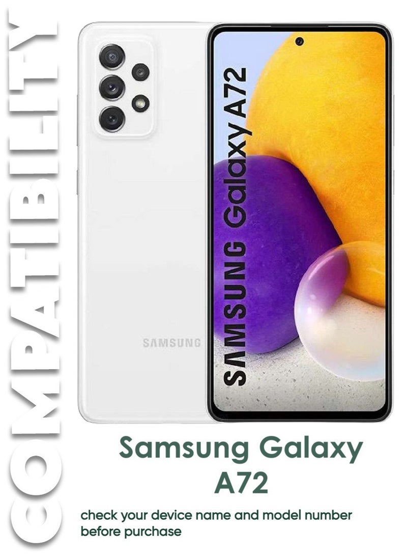 ACLIX 4 Pieces Antistatic ESD Dustproof Premium Quality High Definition Tempered Glass Screen Protector Designed For Samsung Galaxy A72 - Image 3