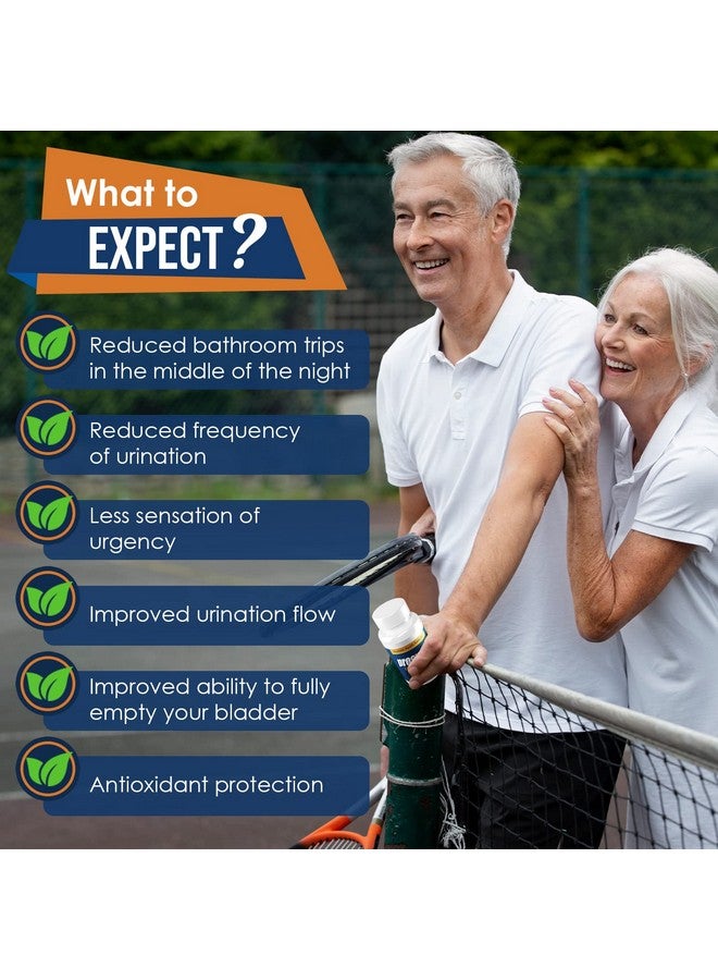 Prosvent Advanced Men's Prostate Support Natural Supplement with Saw Palmetto, Vitamin D, and Zinc to Ease Urinary Frequency & Urgency (60 Count) - Image 4