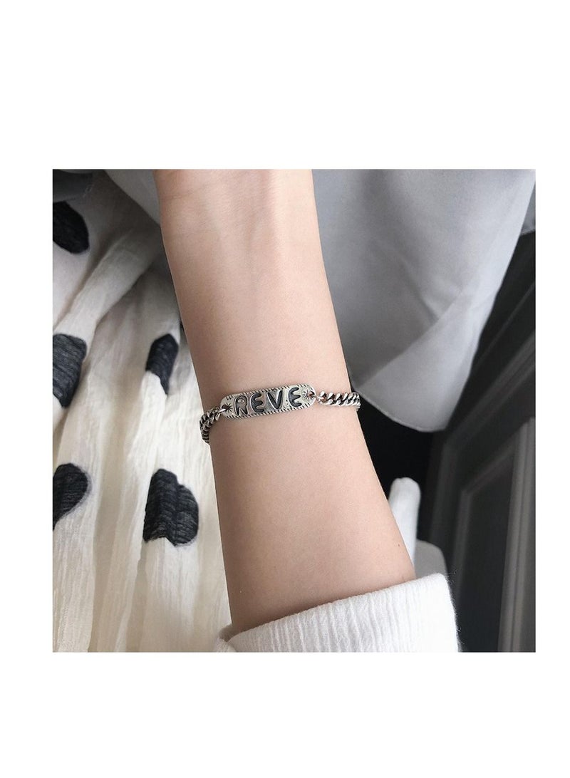 Retro S925 Silver Bracelet  - Image 1