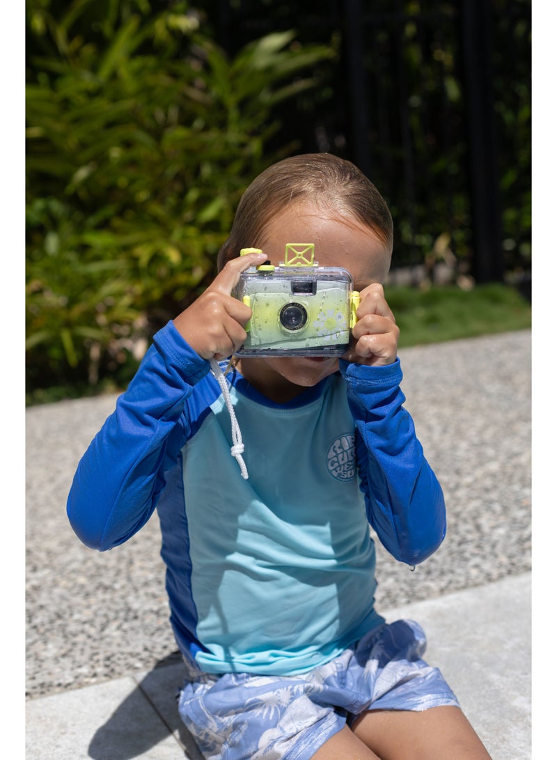 SUNNY LIFE Kids Waterproof Film Camera – Fun & Reusable Underwater Camera for Beach, Pool & Summer Adventures – Durable Citrus Ombre Design for Boys & Girls  - Image 1