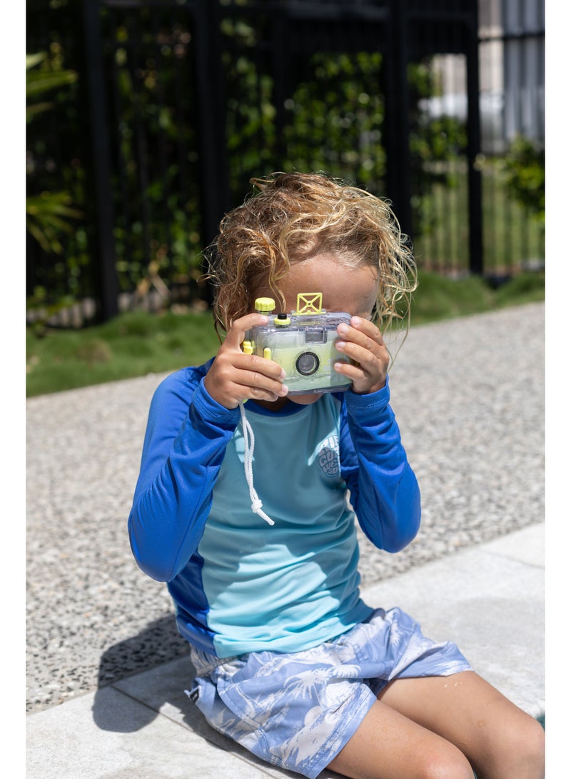 SUNNY LIFE Kids Waterproof Film Camera – Fun & Reusable Underwater Camera for Beach, Pool & Summer Adventures – Durable Citrus Ombre Design for Boys & Girls  - Image 2