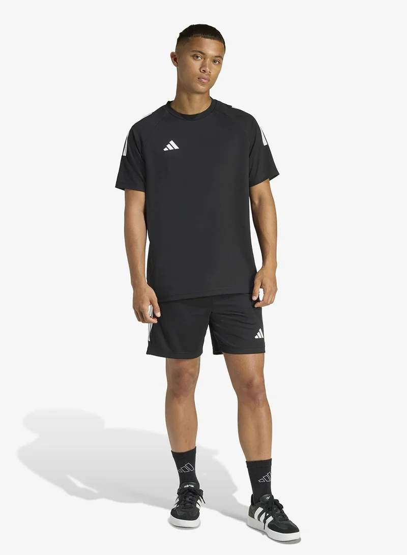 Adidas BLACK/WHITE 3-Stripes Climacool Sereno T-Shirt for Men | Best Price UAE
