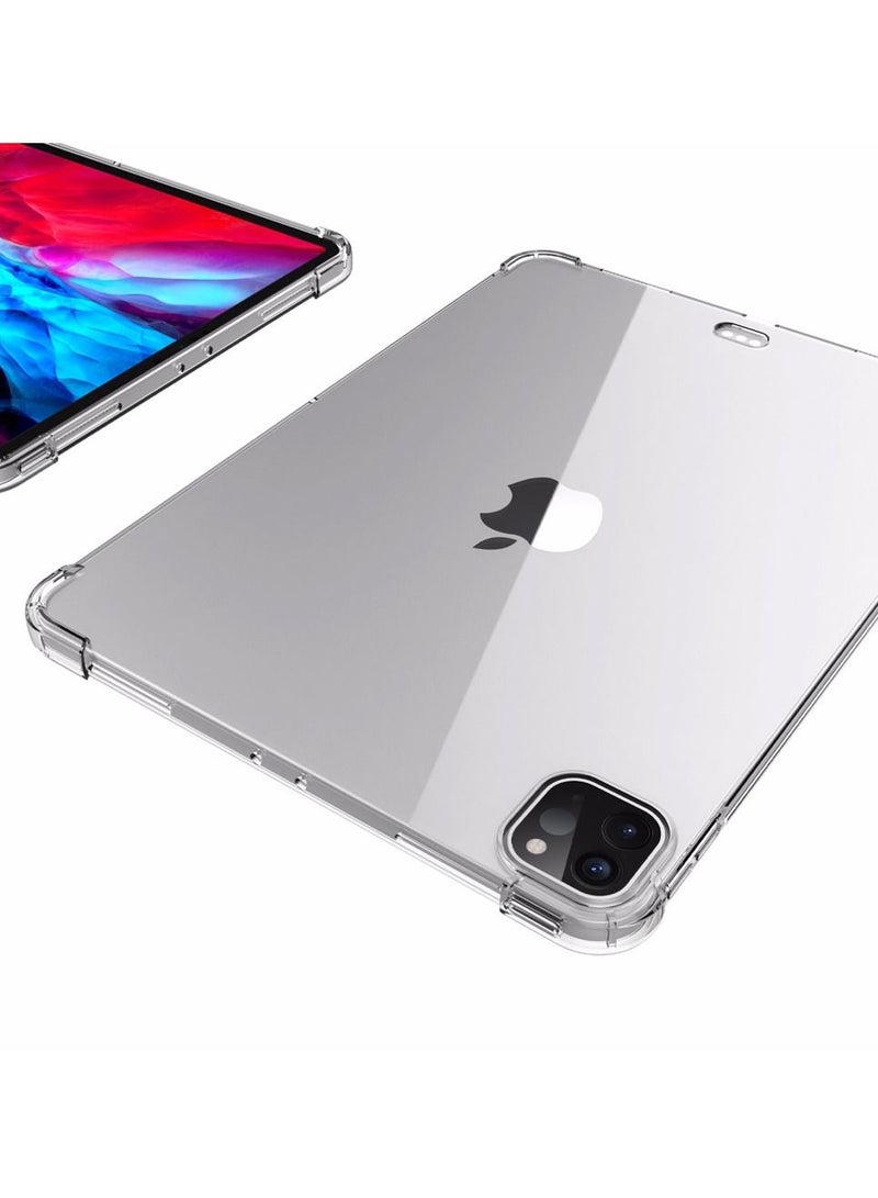CATANES iPad Pro 12.9 inch Case Shockproof Gorilla TPU Cover Transparent with Reinforced Corners Clear - Image 3