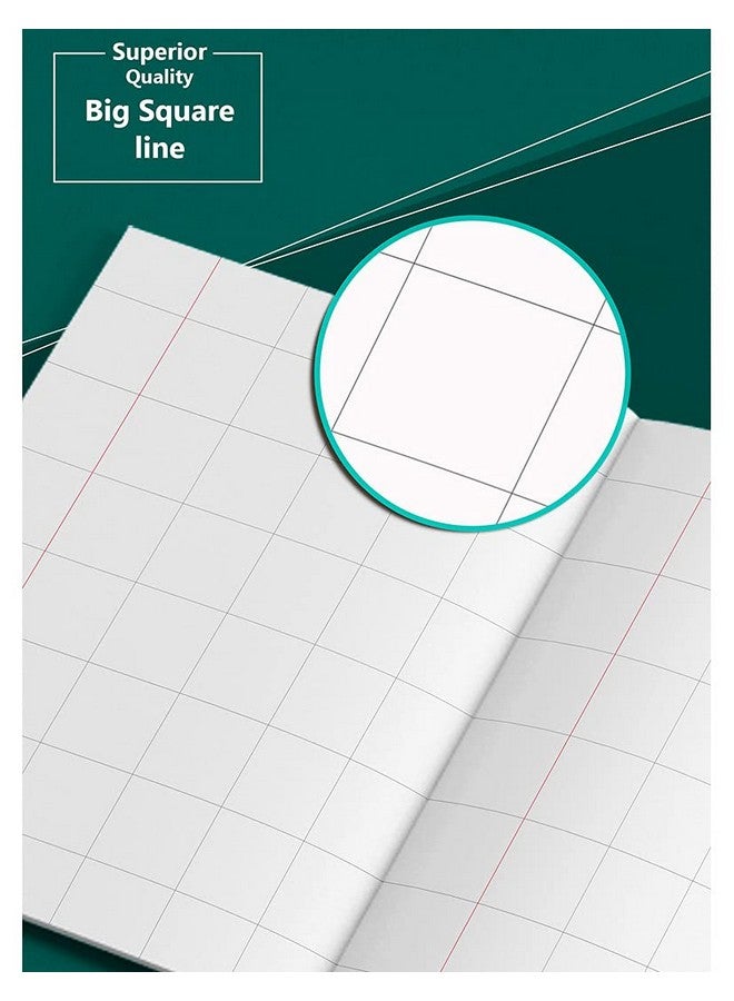 TARGET PUBLICATIONS Big Maths Square Ruled Notebooks | Square 1 inch | 172 Pages | Hard Brown Cover | 155 cm x 19 cm Approx | Maths Notebook for Exercise and Practice | Pack of 5 Books | GSM 57 (ws9124) - Image 5