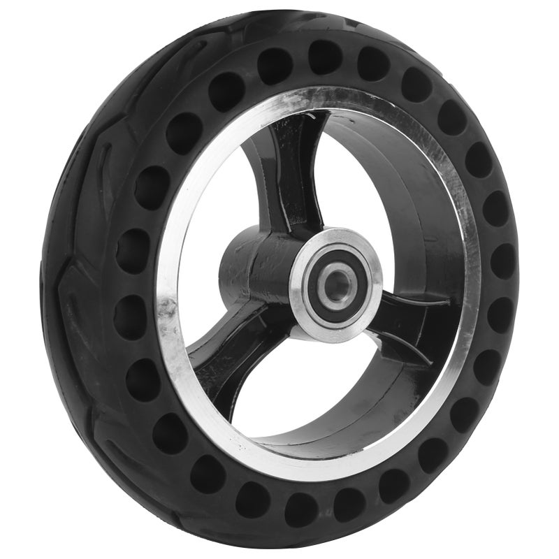 ExplosionProof Electric Scooter Solid Tire 200x50 Solid Rubber Wheel with 8inch Hub - Image 1