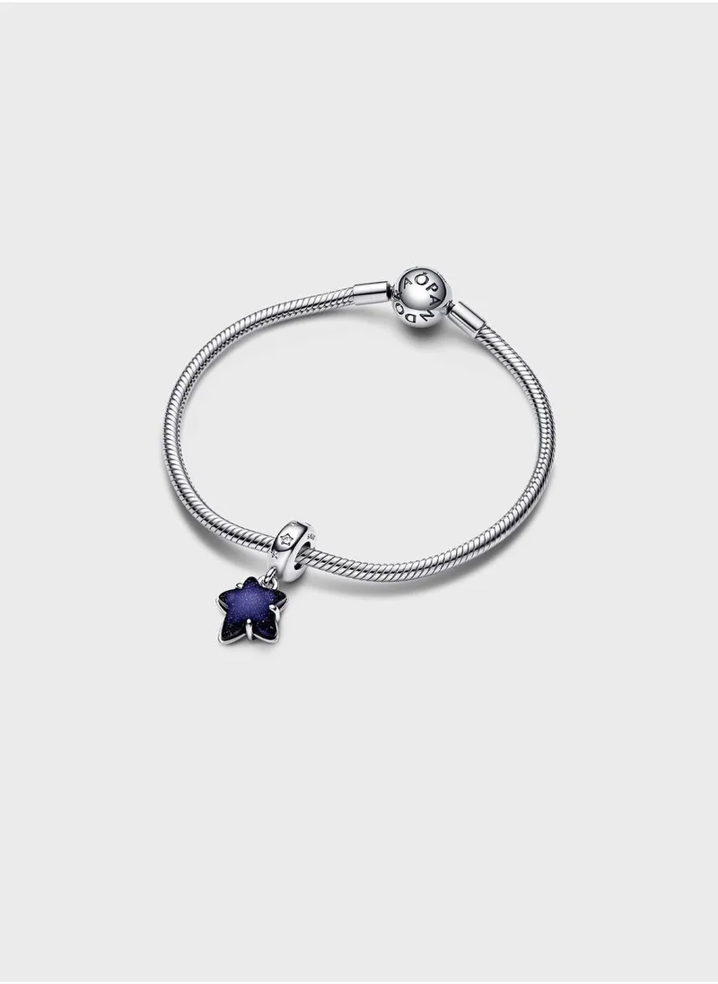 PANDORA Celestial Galaxy Star Murano Dangle Charm