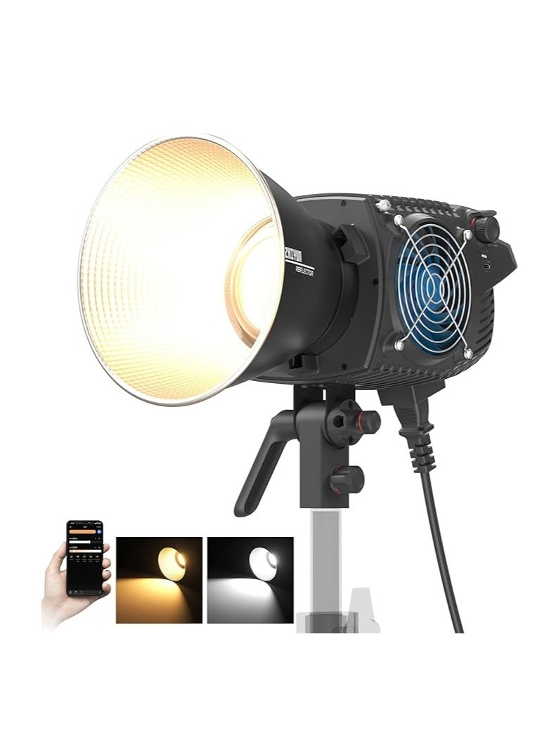 Zhiyun ZHIYUN Molus B500[Official]500W Video Light, COB LED Video Light with Bowens Mount, Two-Tone Studio Light, 76400LUX/1M/2700K-6500K/ CRI ≥95/ TLCI ≥97/ APP Control, 13 Bright Effects  - Image 1