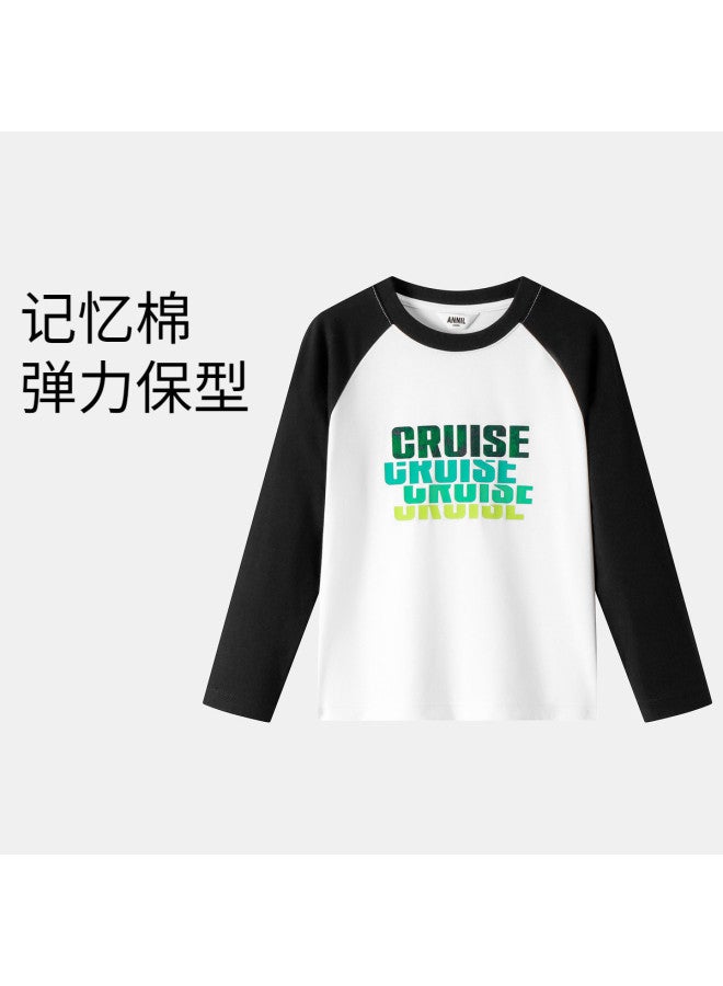 Annil Kids' Casual Round Neck Long Sleeve Knitwear - 2025 Autumn New Collection - Image 2