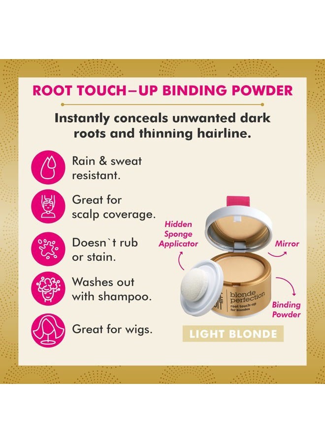 STYLE EDIT Root Touch Up Powder by Style Edit | Temporary Hair Color for Light Blonde, Dark Roots, Highlights, and Grays | Mineral Infused Concealer for Thinning Hair and Hairline | 0.14 oz. - Image 2