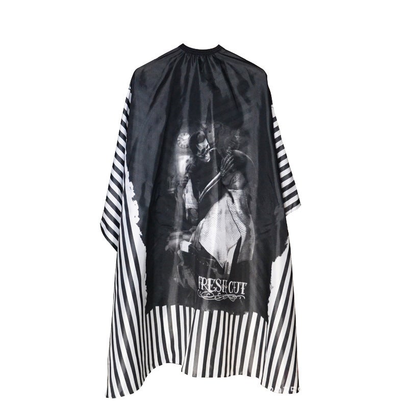 Hair Cutting Hair Scarf Tiktok Fashionable Retro Oil Head Barber Shop Family Hair Salon Special Haircut Scarf Non-Stick Hair - Image 4