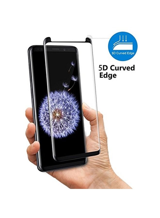 Galaxy S8 Screen Protector Glass, Full Cover Tempered Glass Screen Protector Film - Image 2