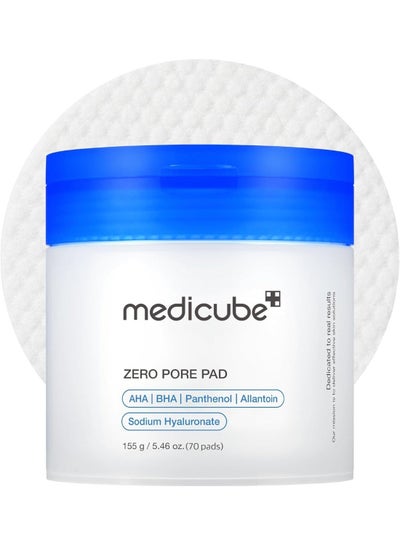 Medicube Zero Pore Pads 2.0, Dual‑Textured Toner Pads (70 sheets)