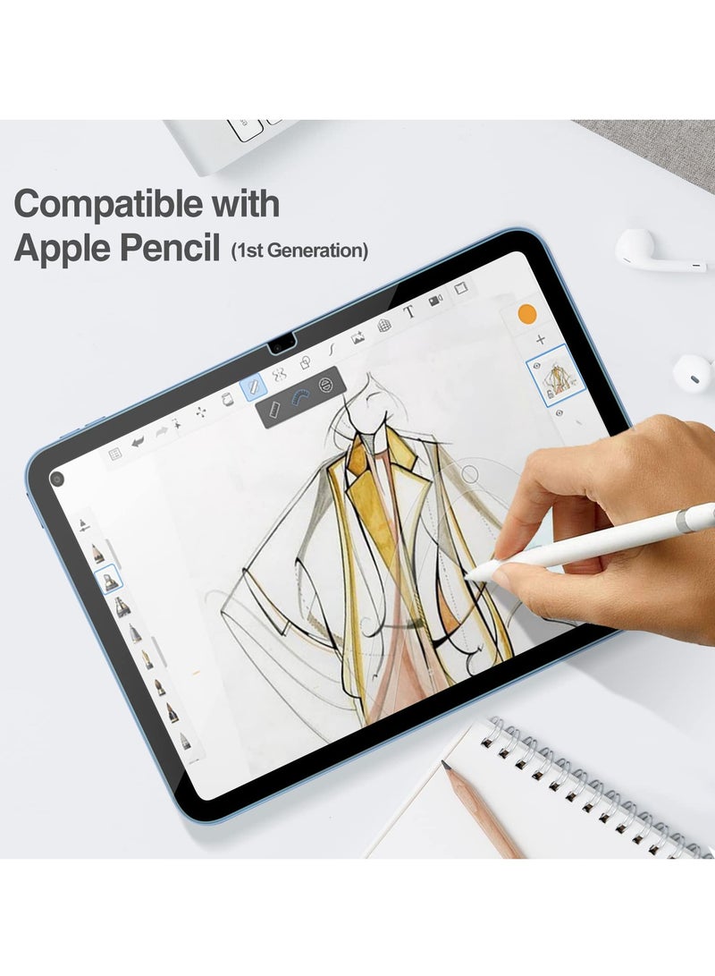 Procases 2 Pack iPad 10th Generation Screen Protector Tempered Glass Screen Film Guard 10.9 Inch Clear - Image 5