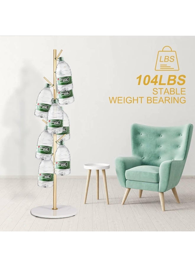 SKY-TOUCH Free Standing Hall Coat Tree with 7 Hooks - Image 5