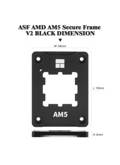 Thermalright ASF Black V2 AM5 CPU Holder,AM5 Safety Fixed Frame,AM5 Secure Frame Corrective Anti-Bending Fixing Frame,AM5 Anti-Bending Contact Frame,CPU Cooler Standard,Black  - Image 2