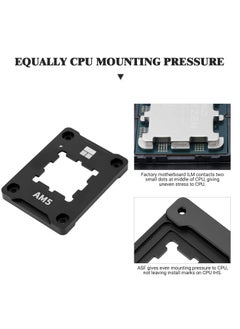 Thermalright ASF Black V2 AM5 CPU Holder,AM5 Safety Fixed Frame,AM5 Secure Frame Corrective Anti-Bending Fixing Frame,AM5 Anti-Bending Contact Frame,CPU Cooler Standard,Black  - Image 4