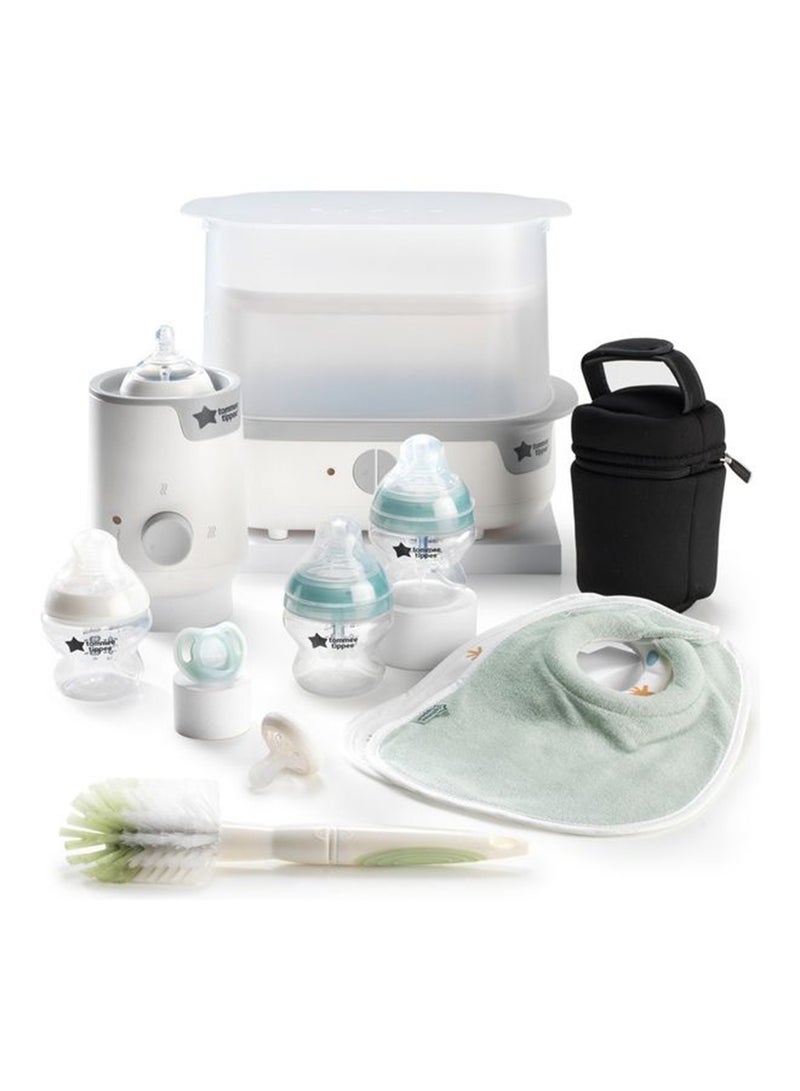 tommee tippee Baby Closer To Nature Complete Feeding Kit, 0 Months +,  White - Image 4