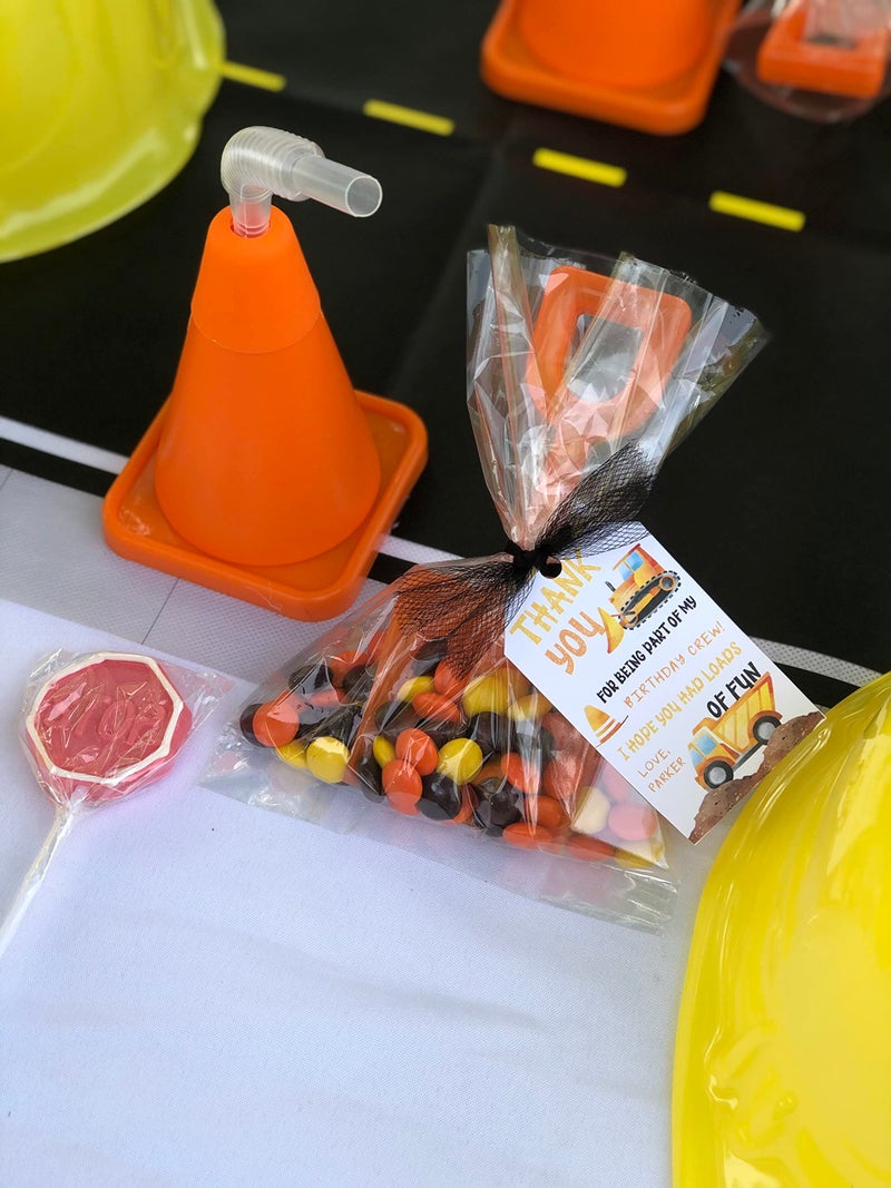 Fun Express Orange Construction Cone Plastic Cups with Straws - 4oz - Fun and Unique Party Set for Kids and Adults - VBS Vacation Bible School Supplies/Decor - 8 Pieces - Image 5