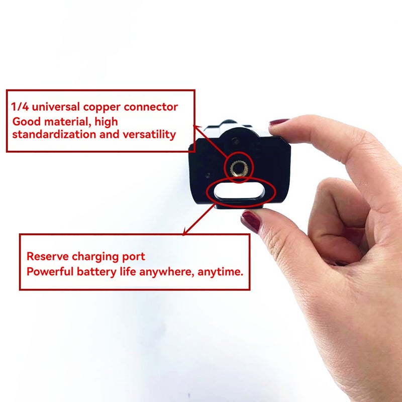 Multifunctional Tablet Holder Tablet Clamp Tripod Adapter Bracket 16cm-23.5cm Adjustable with 1/4 Inch Screw for Tripod - Image 5