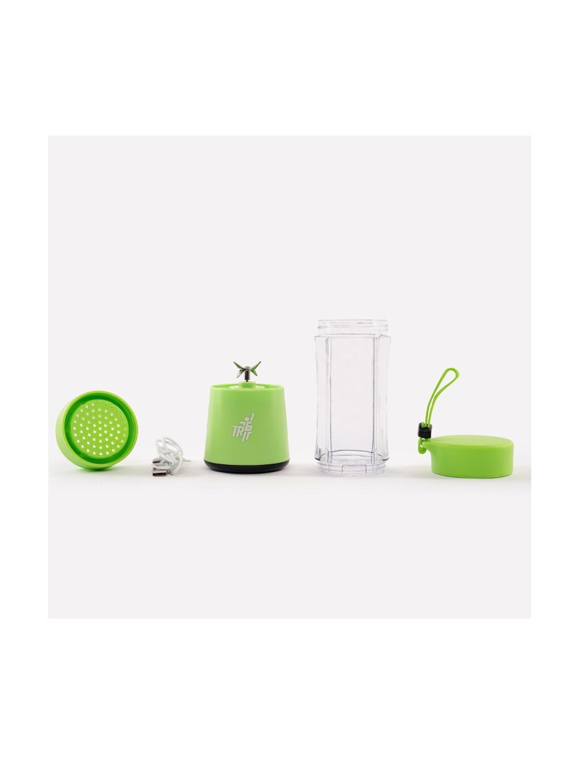 TR6 Blendmate Eco Portable Blender for Smoothies & Shakes – 380ML Rechargeable | Compact (Green) - Image 5