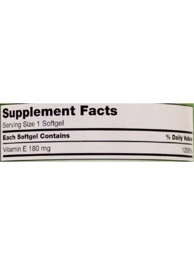 Kirkland Signature Vitamin E 400 I.U. 500 Softgels, Bottle, Yellow - Image 5
