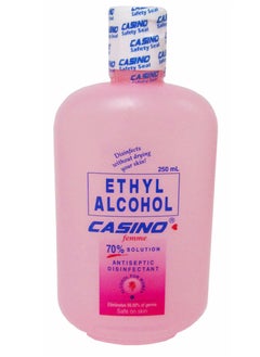 Casino Ethanol Pink Femme 70% Solution Antiseptic Disinfectant - 250 ML  - Image 1
