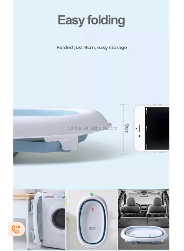 حوض استحمام قابل للطي للاطفال، حوض استحمام امن للاطفال - Image 3