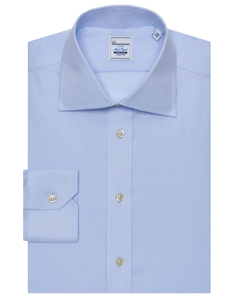 Camicissima LONG SL. SLIM FIT NON IRON COTTON SHIRT