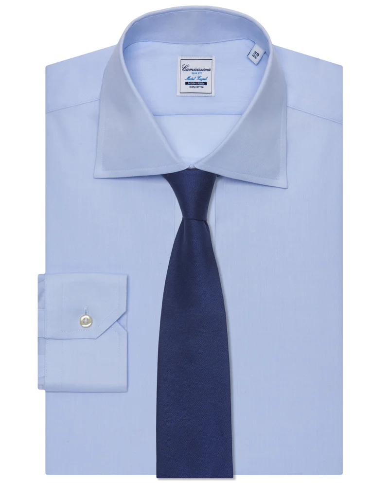 Camicissima LONG SL. SLIM FIT NON IRON COTTON SHIRT