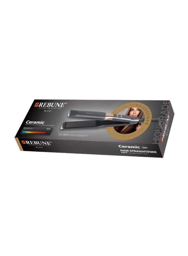 ريبون مكواة فرد الشعر 48 واط مع مصباح LED RE-2127 - Image 1