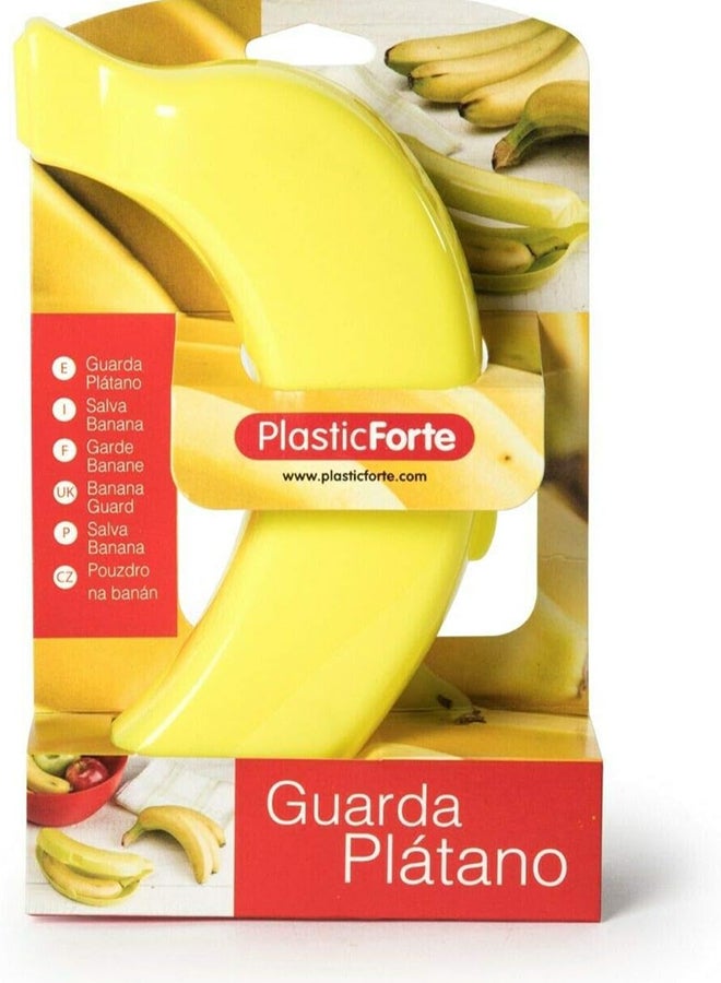 PlasticForte حافظة موز للأطعمة المتبقية لحفظ الثلاجة والمجمد - Image 2