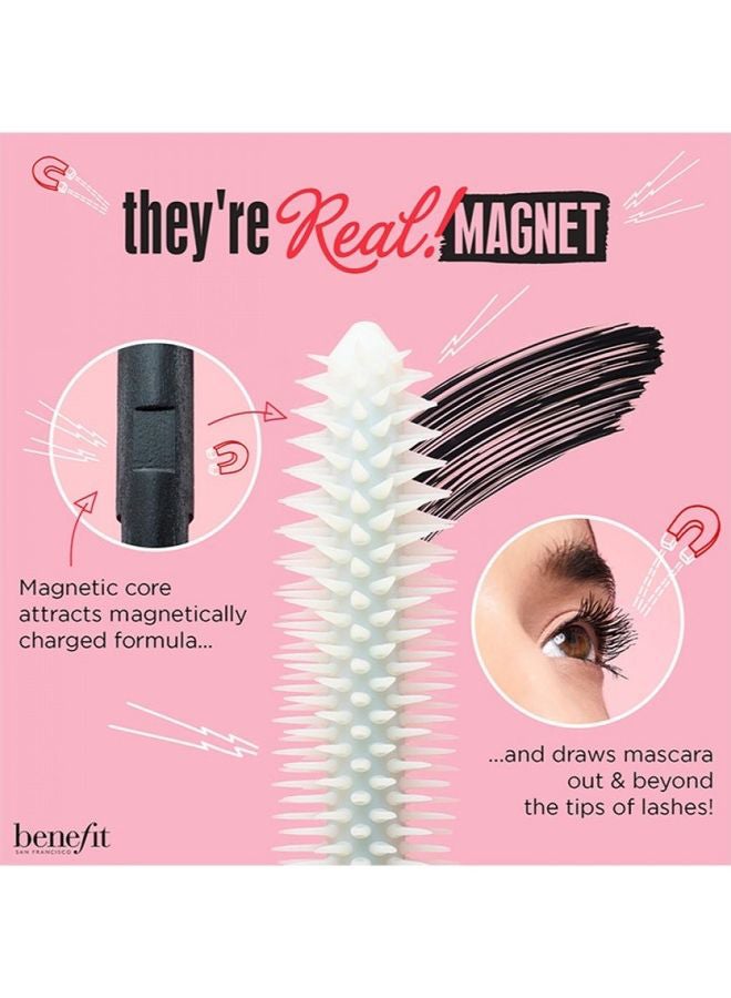 Benefit Cosmetics They're Real Magnet Extreme Lengthening Mascara Black - Image 4