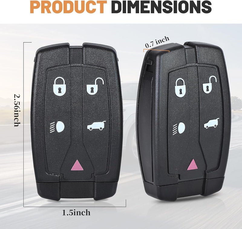 Keyecu 2008 2009 2010 2011 2012 Smart Remote Key Keyless Entry Fob 5 BTN for Land Rover LR2 315MHz FCC ID NT8TX9 - Image 5