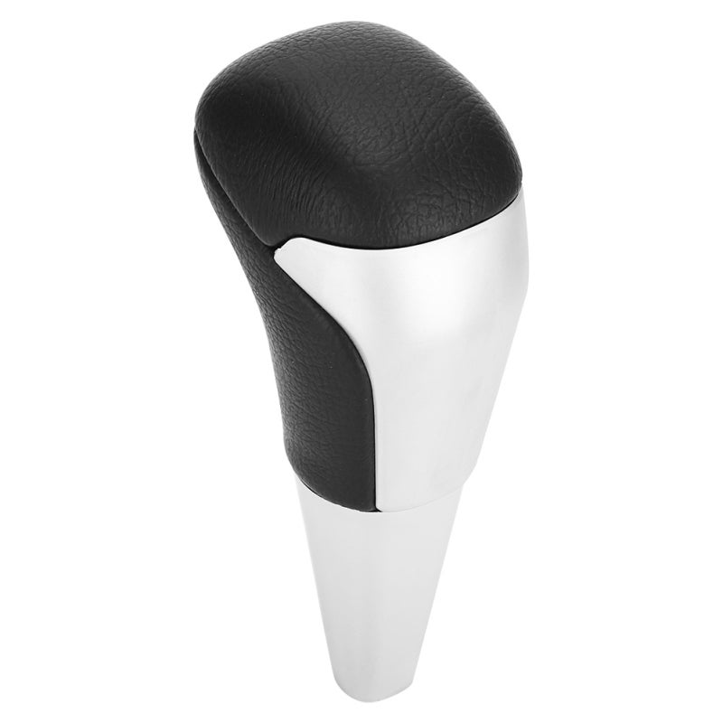 Gear Shift Knob: Leather Aluminum Construction - Precise Perfect Fit, Simple Fast Installation Automatic Shift Lever for Toyota Hilux Revo Fortuner 2005-2016 Car Interior - Image 4
