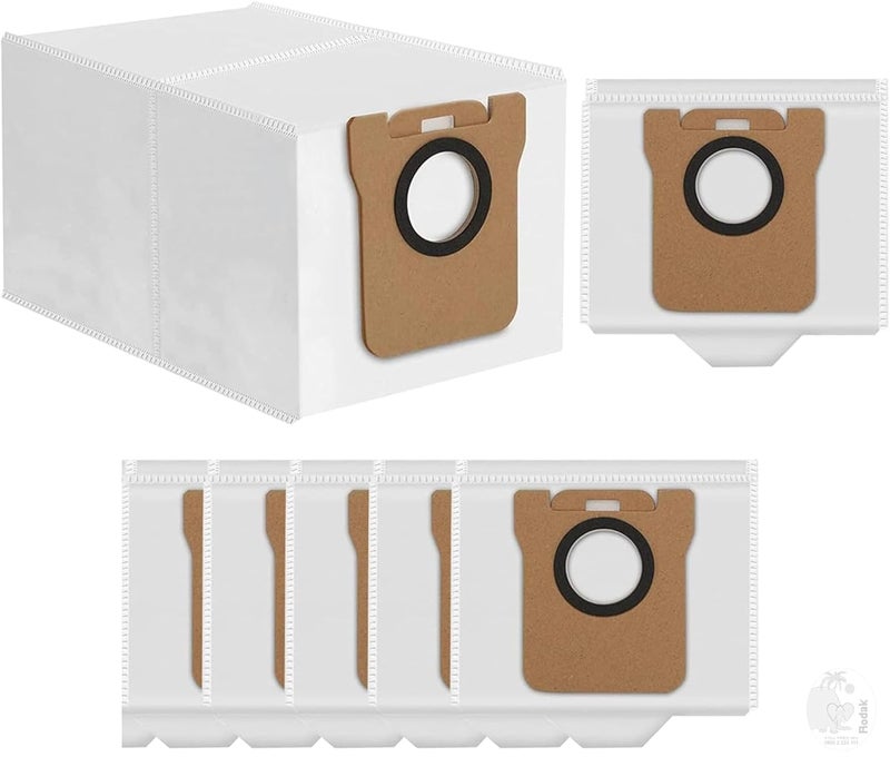 RODAK أكياس غبار بديلة RODAK متوافقة مع مكنسة XIAOMI MIJIA الروبوتية X10 X10 X20 برو X20 برو بلس B101CN OMNI 1S 5 قطع - Image 1