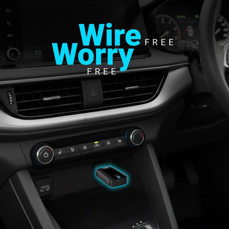 Dylect® AirDrive Wireless CarPlay & Android Auto Adapter | Convert Wired CarPlay/Android Auto to Wireless | Plug & Play USB Dongle with Bluetooth 5.4, Dual-Band Wi-Fi & USB-C to USB-A Cable for Cars - Image 2