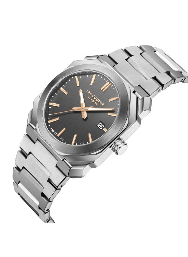 Lee Cooper ساعة يد معدنية للرجال LC08185.360 - 40 مم - Image 2