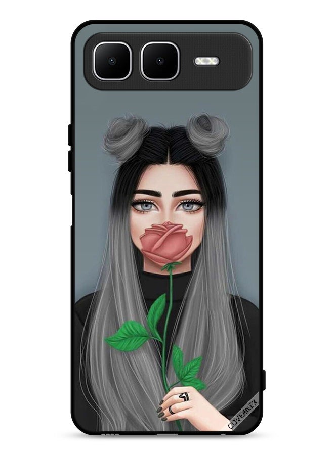 Covernex Infinix Smart 10 Plus Protective Case Cover Cute Girl Art