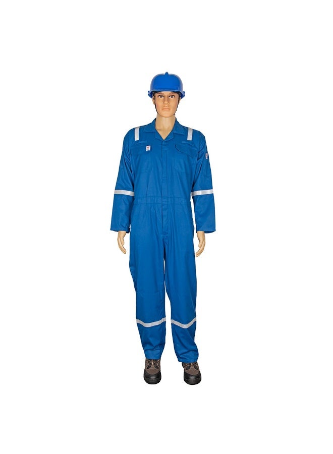 Vaultex DEN Inherent Fire Retardant 180GSM Coverall, Royal Blue, 3XL - Image 1