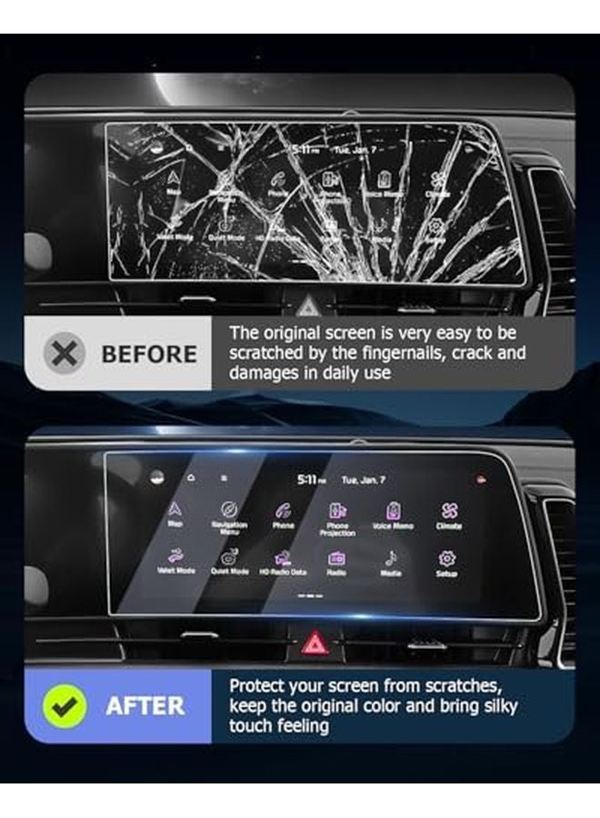 2025 Kia Sportage Accessories 2023 2024 2025 Nano Touch Screen Protector 12.3 Inch Navigation Display 2PCS - Image 5