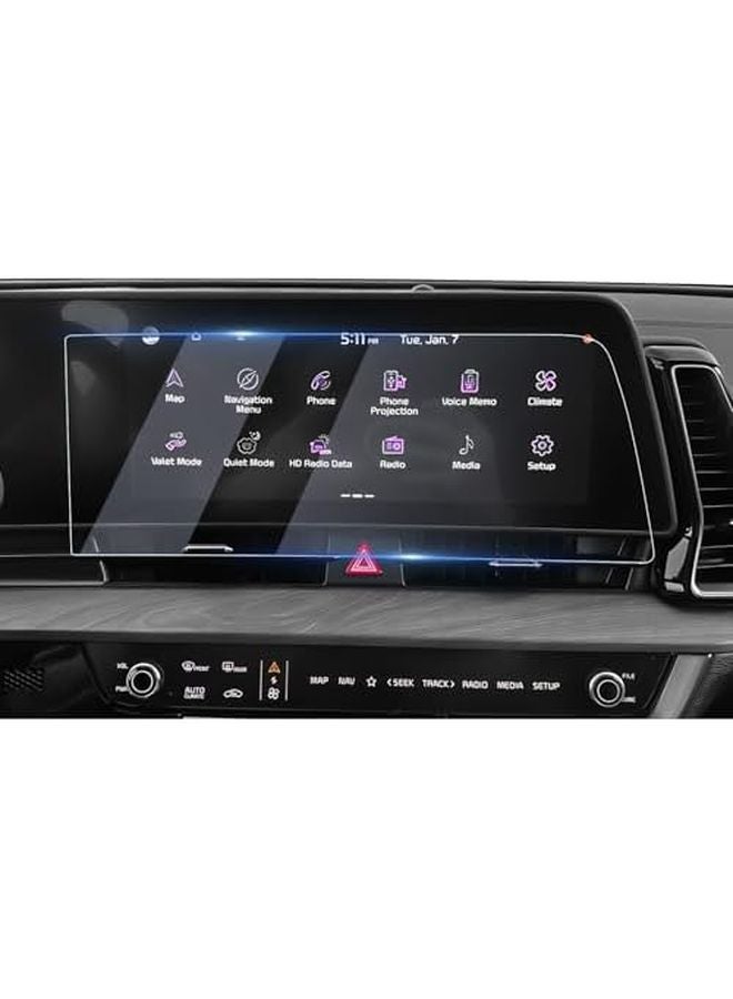 2025 Kia Sportage Accessories 2023 2024 2025 Nano Touch Screen Protector 12.3 Inch Navigation Display 2PCS - Image 1