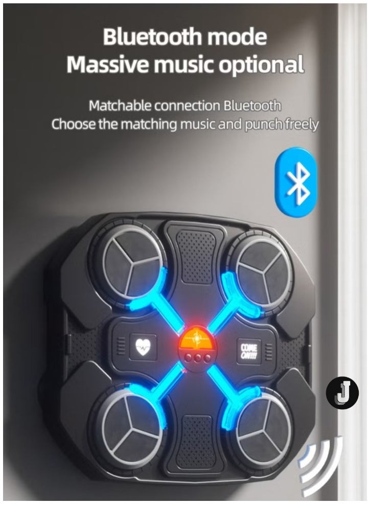 JAJEEK "Music Boxing Machine for Adults & Kids – Wall Mount Smart Agility Training, Electronic Punching Target with Sound, Workout Boxing Pads, Fun Target Punch Equipment" - Image 2