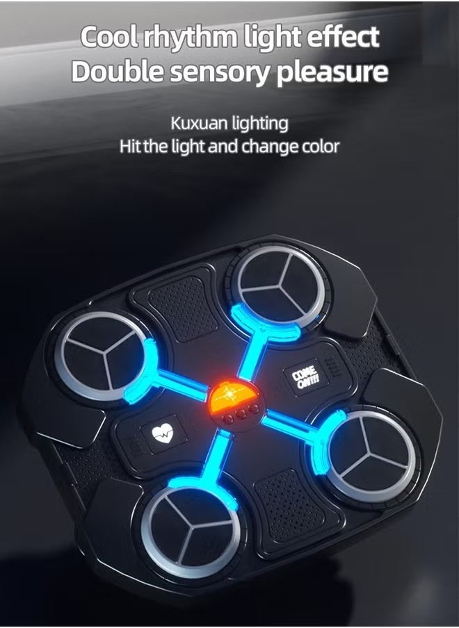 JAJEEK "Music Boxing Machine for Adults & Kids – Wall Mount Smart Agility Training, Electronic Punching Target with Sound, Workout Boxing Pads, Fun Target Punch Equipment" - Image 3